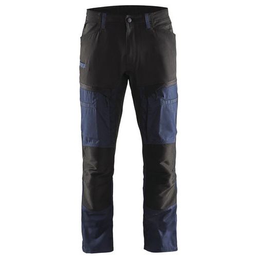 Pantalon De Travail Services Stretch Marine Foncé/noir Taille 52c