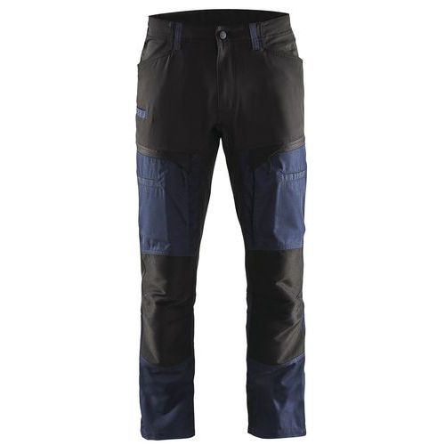 Pantalon De Travail Services Stretch Marine Foncé/noir Taille 44c