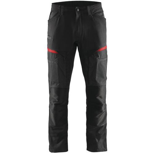 Pantalon De Travail Services Stretch Noir/rouge Taille 48c