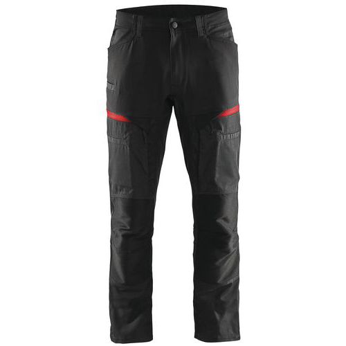 Pantalon De Travail Services Stretch Noir/rouge Taille 44c