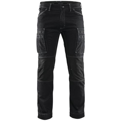 Pantalon De Travail Services Denim Stretch Noir Taille 50c
