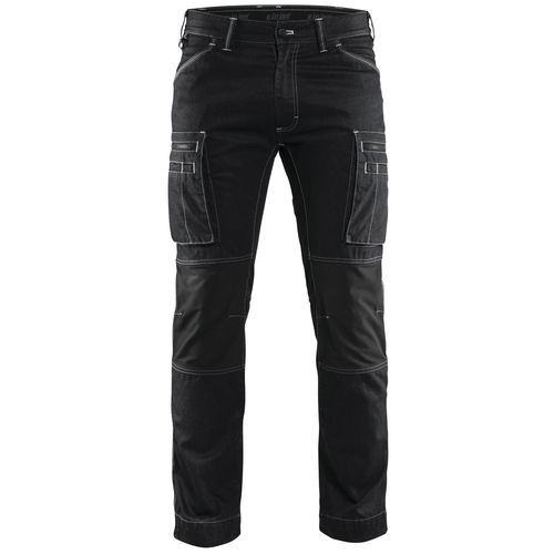 Pantalon De Travail Services Denim Stretch Noir Taille 56c