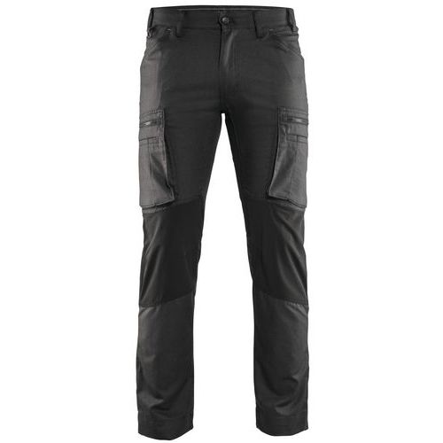 Pantalon De Travail Services Stretch Gris Foncé/noir Taille 42
