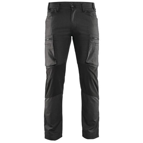 Pantalon De Travail Services Stretch Gris Foncé/noir Taille 44