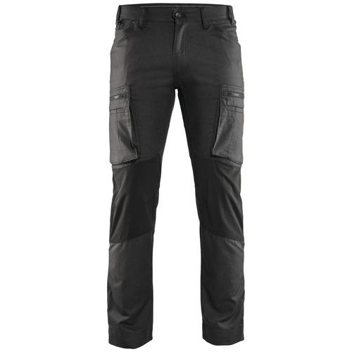 Pantalon De Travail Services Stretch Gris Foncé/noir Taille 52