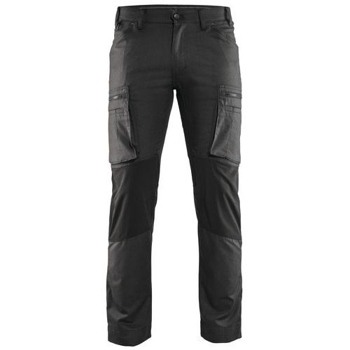Pantalon De Travail Services Stretch Gris Foncé/noir Taille 54