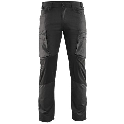 Pantalon De Travail Services Stretch Gris Foncé/noir Taille 56