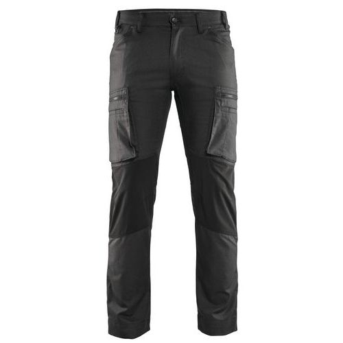 Pantalon De Travail Services Stretch Gris Foncé/noir Taille 46c
