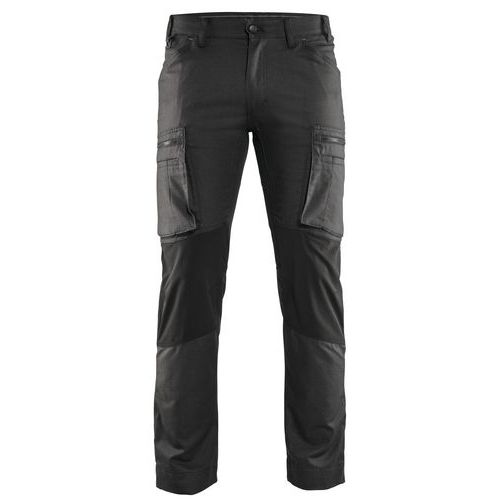 Pantalon De Travail Services Stretch Gris Foncé/noir Taille 48c