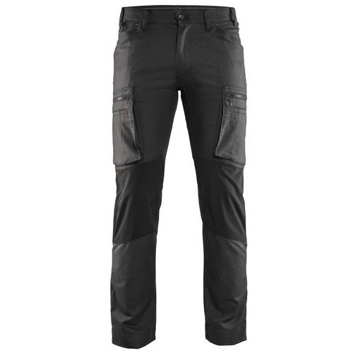 Pantalon De Travail Services Stretch Gris Foncé/noir Taille 50c