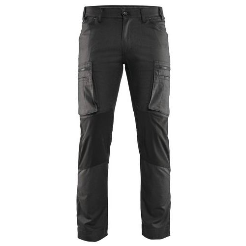 Pantalon De Travail Services Stretch Gris Foncé/noir Taille 52c