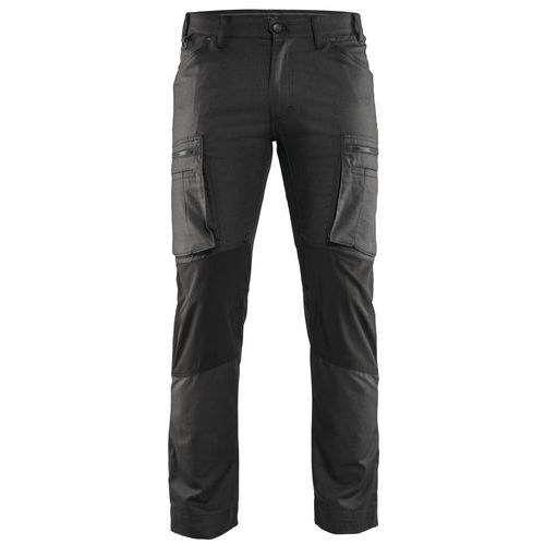 Pantalon De Travail Services Stretch Gris Foncé/noir Taille 58c