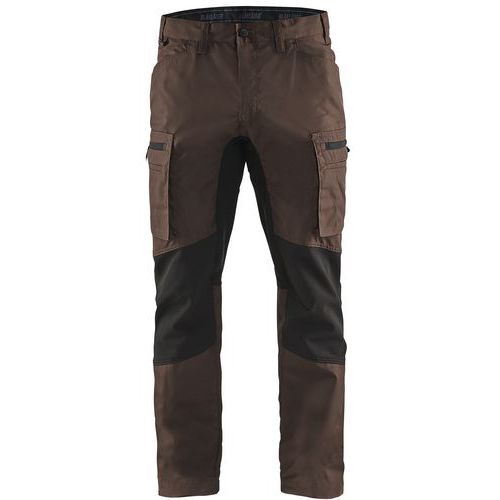 Pantalon De Travail Services Stretch Marron/noir Taille 38