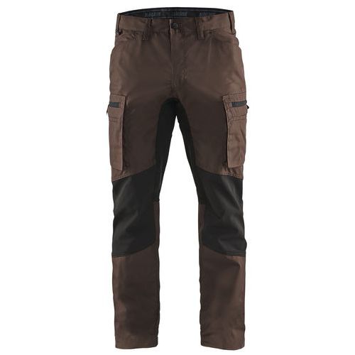 Pantalon De Travail Services Stretch Marron/noir Taille 52