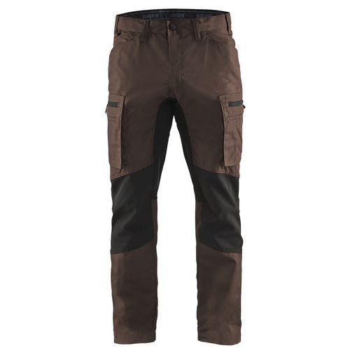 Pantalon De Travail Services Stretch Marron/noir Taille 56