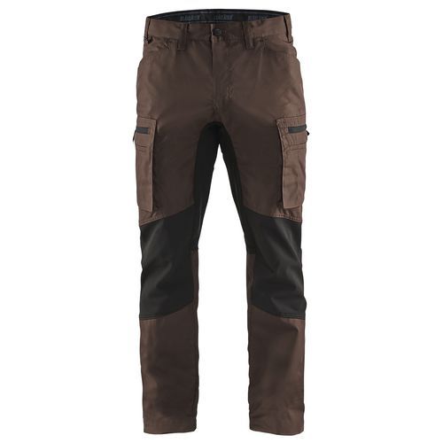 Pantalon De Travail Services Stretch Marron/noir Taille 46c