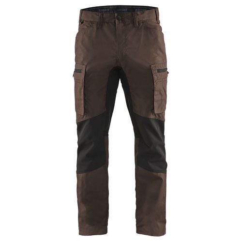 Pantalon De Travail Services Stretch Marron/noir Taille 48c
