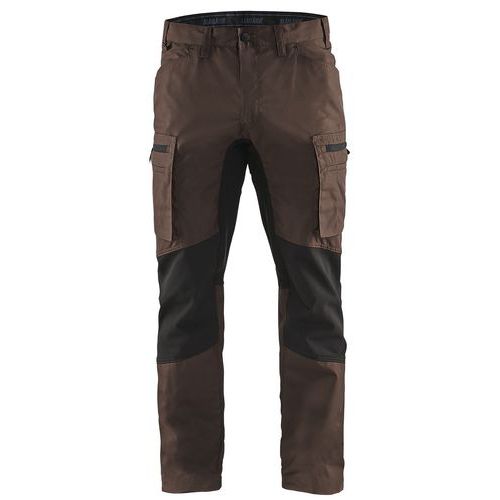 Pantalon De Travail Services Stretch Marron/noir Taille 50c