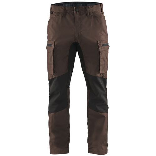 Pantalon De Travail Services Stretch Marron/noir Taille 52c