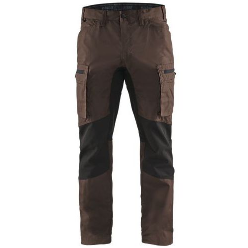 Pantalon De Travail Services Stretch Marron/noir Taille 38c