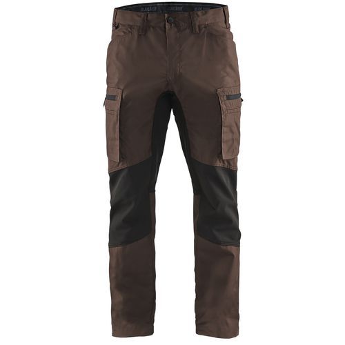 Pantalon De Travail Services Stretch Marron/noir Taille 40c