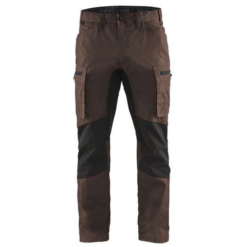 Pantalon De Travail Services Stretch Marron/noir Taille 42c