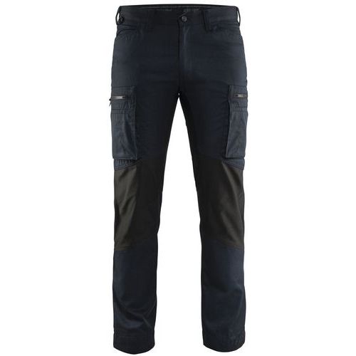 Pantalon De Travail Services Stretch Marine Foncé/noir Taille 38
