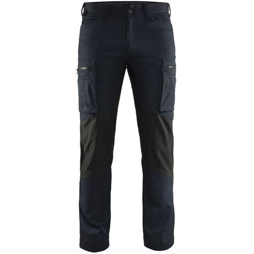 Pantalon De Travail Services Stretch Marine Foncé/noir Taille 42