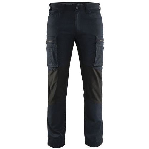 Pantalon De Travail Services Stretch Marine Foncé/noir Taille 44