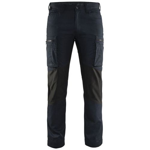 Pantalon De Travail Services Stretch Marine Foncé/noir Taille 48