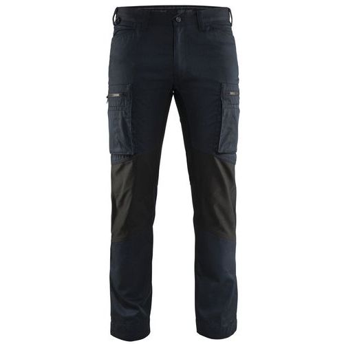 Pantalon De Travail Services Stretch Marine Foncé/noir Taille 50