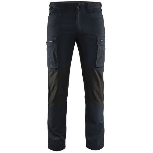 Pantalon De Travail Services Stretch Marine Foncé/noir Taille 46c