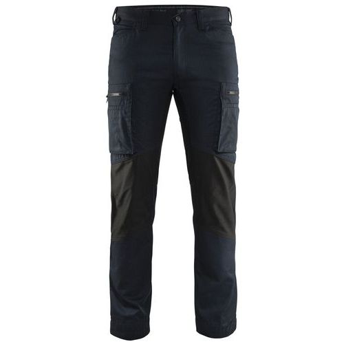 Pantalon De Travail Services Stretch Marine Foncé/noir Taille 50c