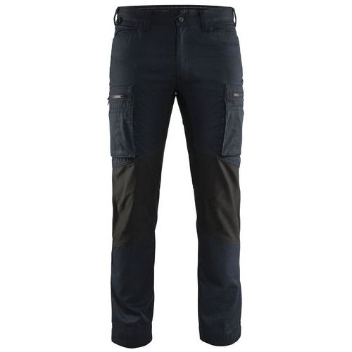 Pantalon De Travail Services Stretch Marine Foncé/noir Taille 38c