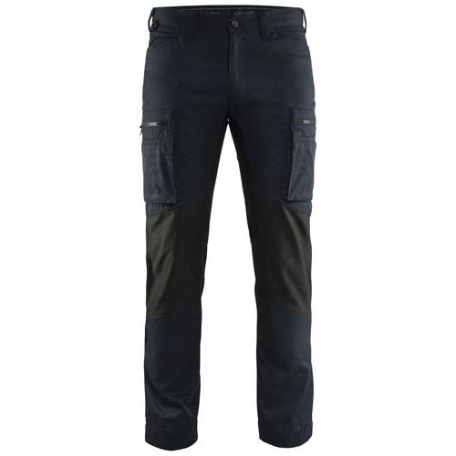 Pantalon De Travail Services Stretch Marine Foncé/noir Taille 40c