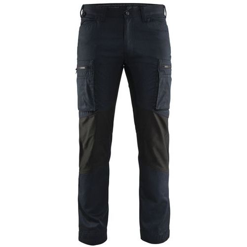 Pantalon De Travail Services Stretch Marine Foncé/noir Taille 44c