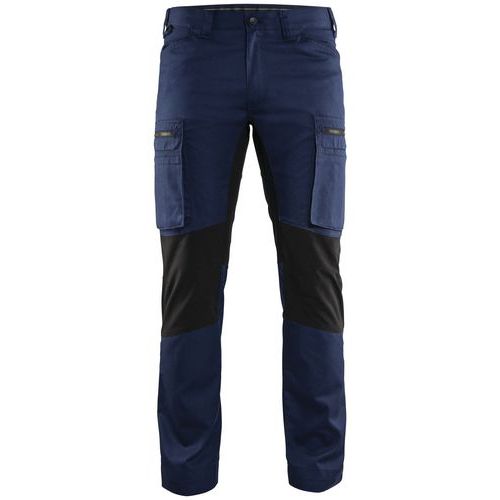 Pantalon De Travail Services Stretch Marine/noir Taille 38