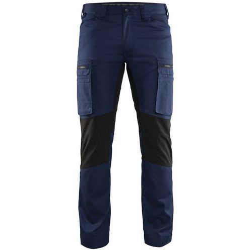 Pantalon De Travail Services Stretch Marine/noir Taille 50