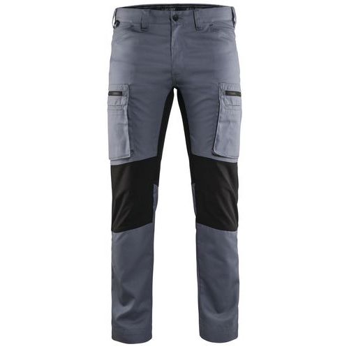 Pantalon De Travail Services Stretch Gris/noir Taille 42