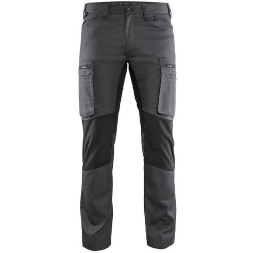 Pantalon De Travail Services Stretch Gris Foncé/noir Taille 40