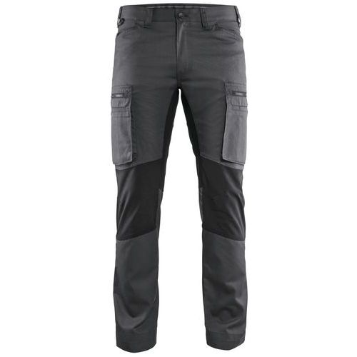 Pantalon De Travail Services Stretch Gris Foncé/noir Taille 44