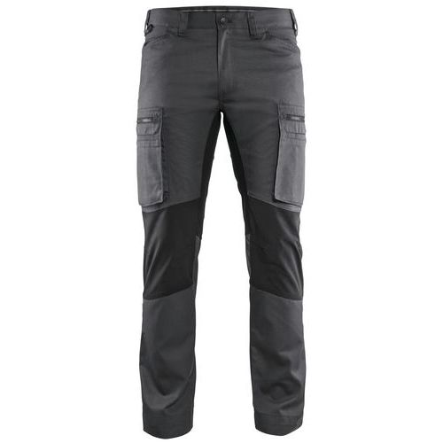Pantalon De Travail Services Stretch Gris Foncé/noir Taille 46
