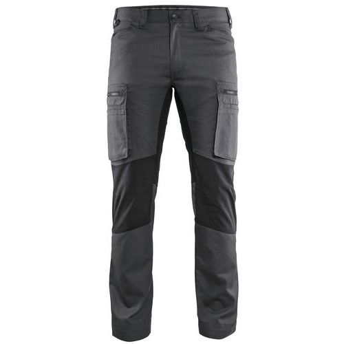 Pantalon De Travail Services Stretch Gris Foncé/noir Taille 48