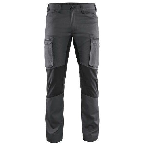 Pantalon De Travail Services Stretch Gris Foncé/noir Taille 50