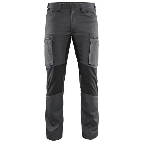 Pantalon De Travail Services Stretch Gris Foncé/noir Taille 46c