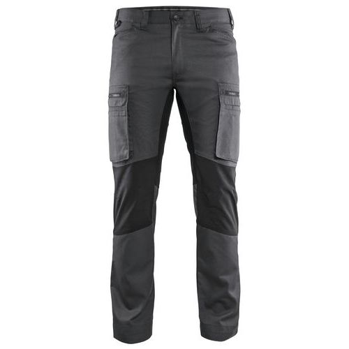 Pantalon De Travail Services Stretch Gris Foncé/noir Taille 48c
