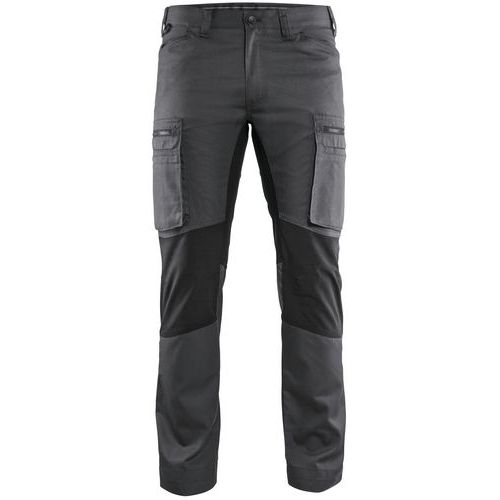 Pantalon De Travail Services Stretch Gris Foncé/noir Taille 40c