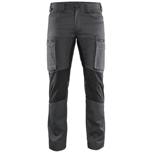 Pantalon De Travail Services Stretch Gris Foncé/noir Taille 42c