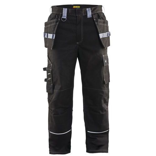 Pantalon Artisan Retardant Flamme Noir/gris Taille 40l