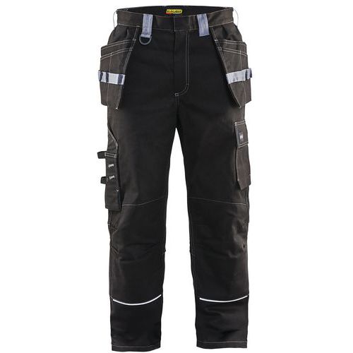 Pantalon Artisan Retardant Flamme Noir/gris Taille 44l